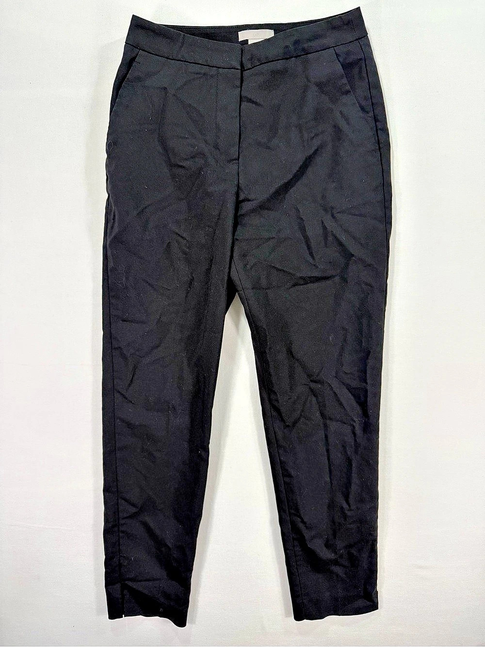 H&M Vermont Slim Trouser Black Ankle Size 0